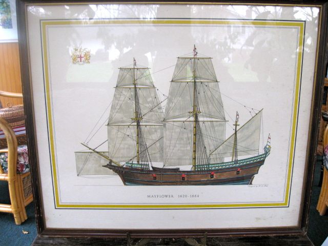 H. A. Muth Framed Print of Mayflower H. A. Muth Framed Print of Mayflower