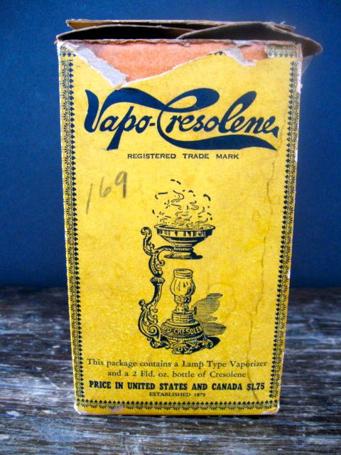 Vapo-Cresolene Oil Lamp Vaporizer in Original Box Vapo-Cresolene Oil Lamp Vaporizer in Original Box