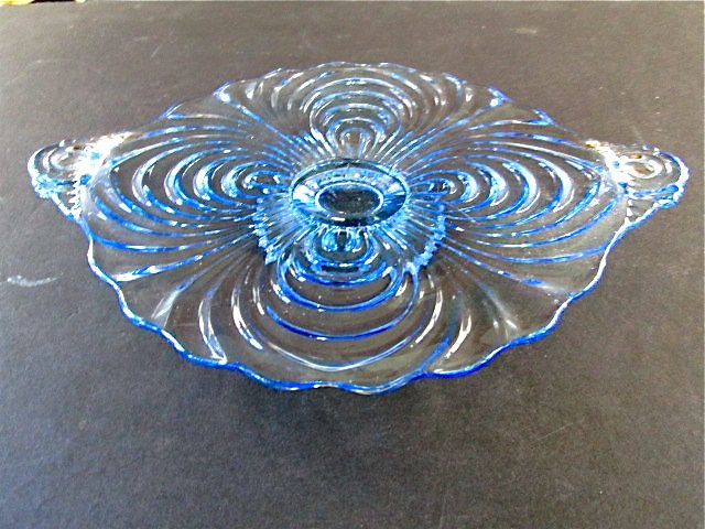 Cambridge Caprice Moonlight Blue Serving Plate Cambridge Caprice Moonlight Blue Serving Plate