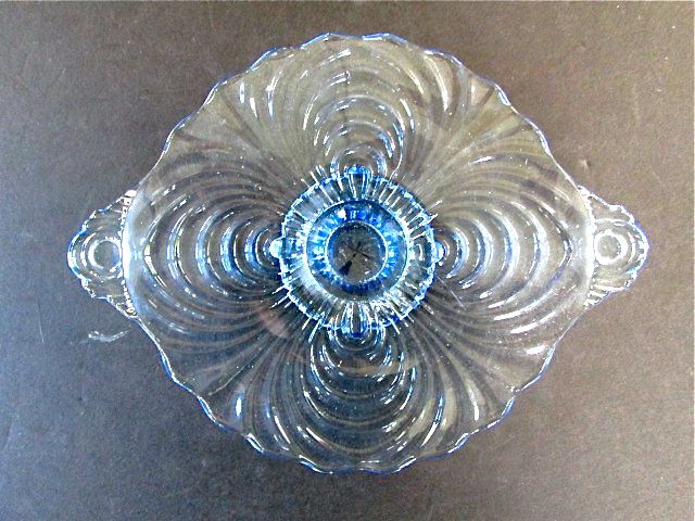 Cambridge Caprice Moonlight Blue Serving Plate Cambridge Caprice Moonlight Blue Serving Plate