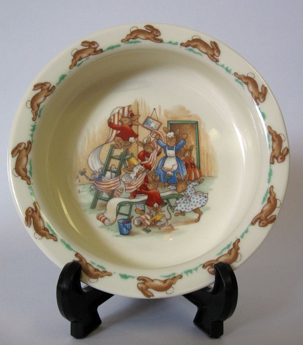Royal Doulton Bunnykins Nursery ware Baby Bowl, Plate & Cup Royal Doulton Bunnykins Nursery ware Baby Bowl, Plate & Cup