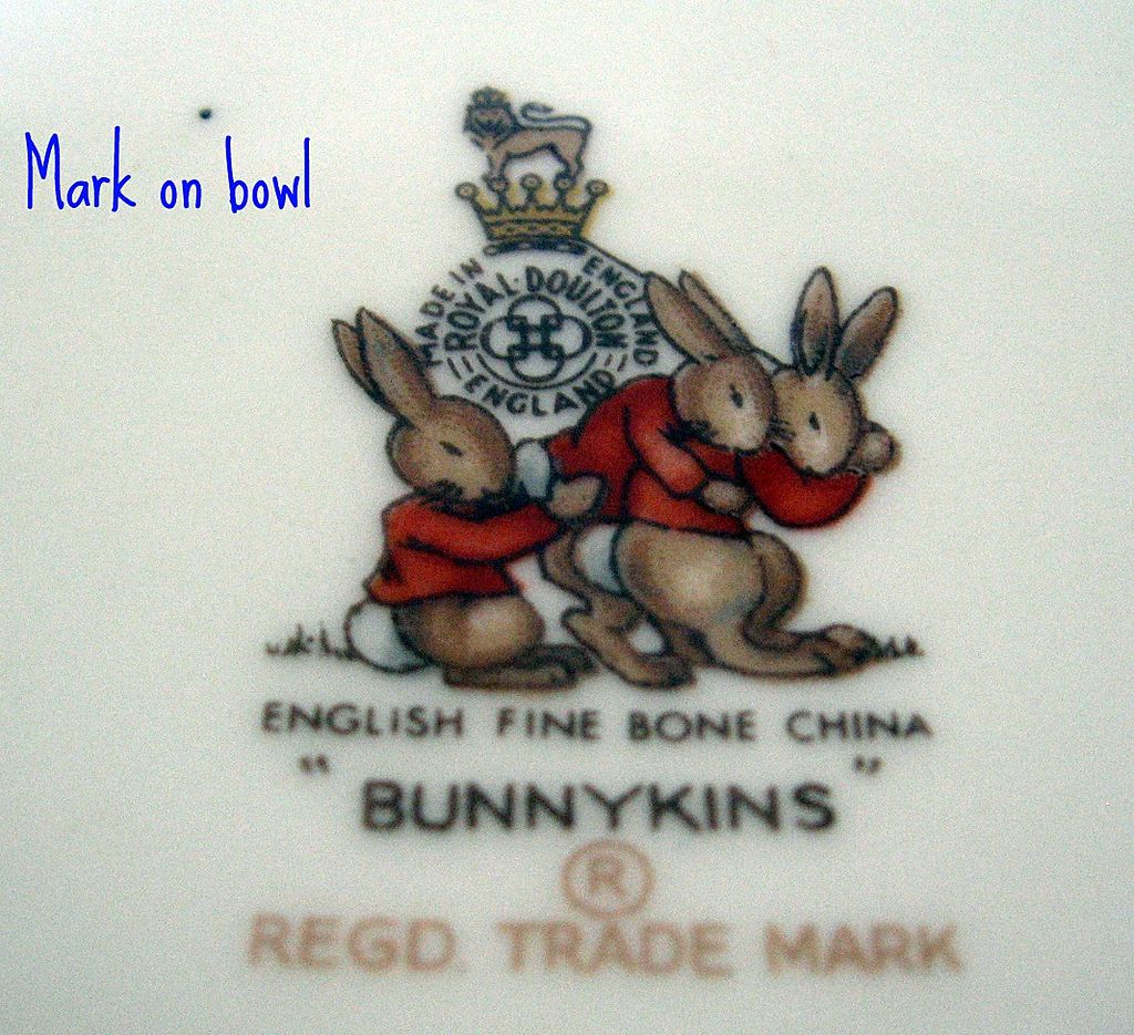 Royal Doulton Bunnykins Nursery ware Baby Bowl, Plate & Cup Royal Doulton Bunnykins Nursery ware Baby Bowl, Plate & Cup
