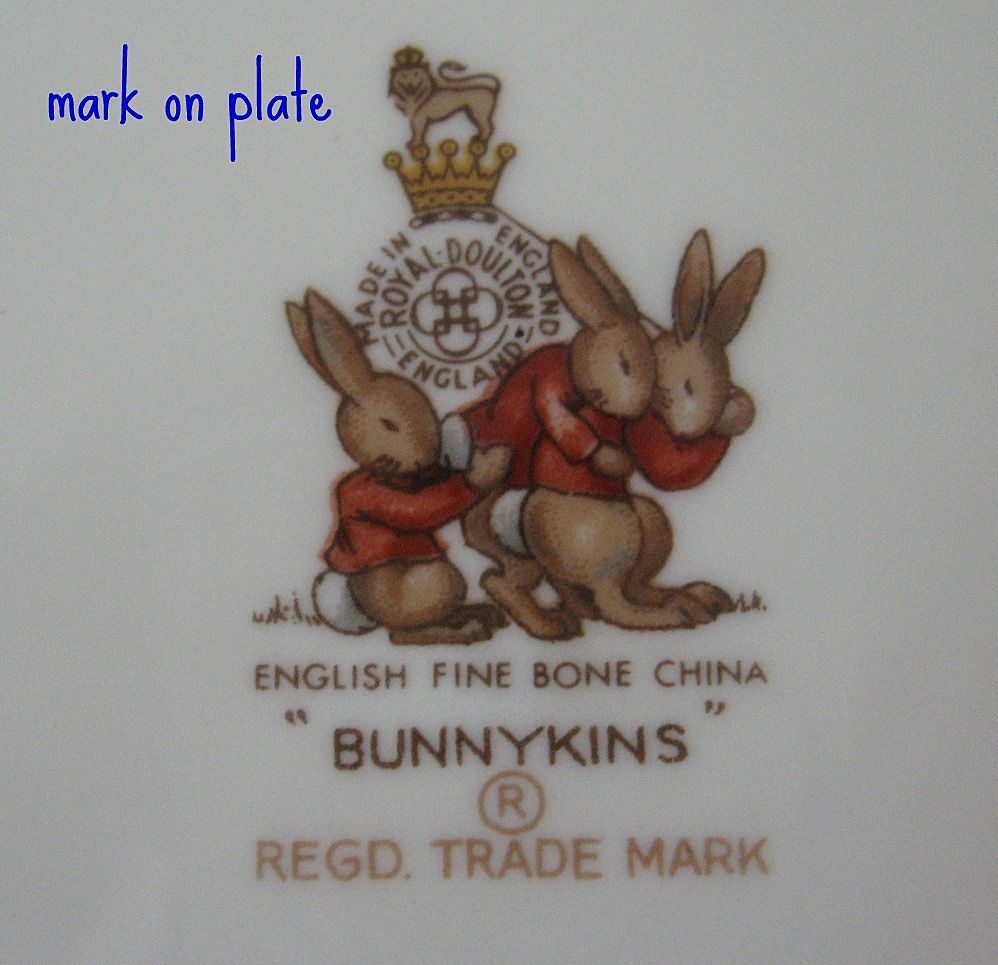 Royal Doulton Bunnykins Nursery ware Baby Bowl, Plate & Cup Royal Doulton Bunnykins Nursery ware Baby Bowl, Plate & Cup
