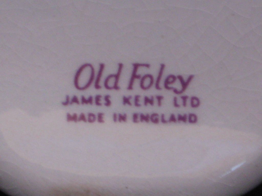 Wonderful Set "Old Foley" English Porcelain Candle Holder Wonderful Set "Old Foley" English Porcelain Candle Holder