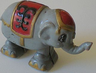 Vintage Toy Ramp Walker Circus Elephant Vintage Toy Ramp Walker Circus Elephant