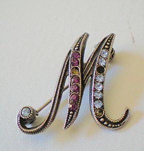 Vintage Marcasite & Sterling Ring & Pin Vintage Marcasite & Sterling Ring & Pin