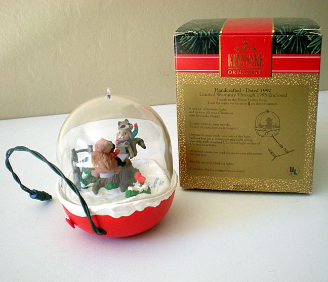Hallmark Ornament Forest Frolics Magic Light & Motion Hallmark Ornament Forest Frolics Magic Light & Motion