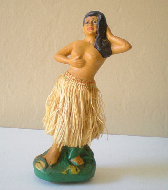 RAREST 1950's Hawaiian Hula Girl Nodder Bobber RAREST 1950's Hawaiian Hula Girl Nodder Bobber