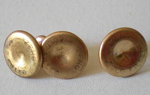Set of (3) Matching Gold Filled Men's Studs Set of (3) Matching Gold Filled Men's Studs