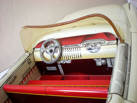 HUGE Vintage 1950's MARX Tin Car Sportster Convertible HUGE Vintage 1950's MARX Tin Car Sportster Convertible