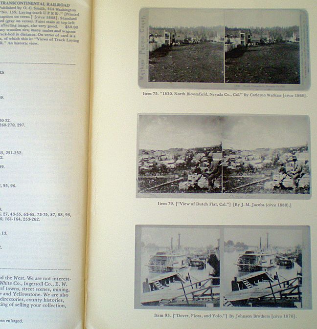 1983 Photographica Catalog Stereograph Views 1983 Photographica Catalog Stereograph Views