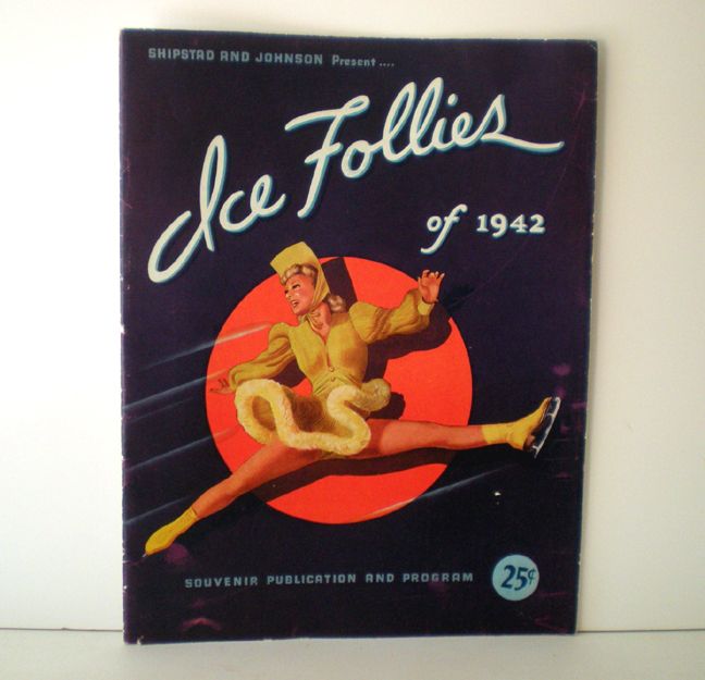 (3) 1940s Ice Follies Programs Great Advertising (3) 1940s Ice Follies Programs Great Advertising