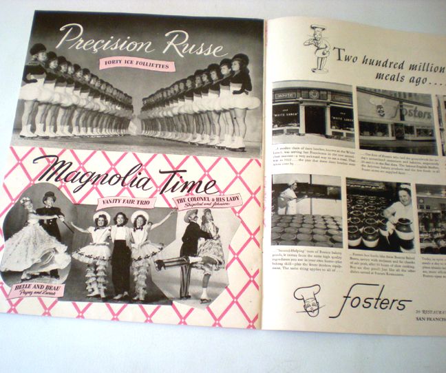 (3) 1940s Ice Follies Programs Great Advertising (3) 1940s Ice Follies Programs Great Advertising