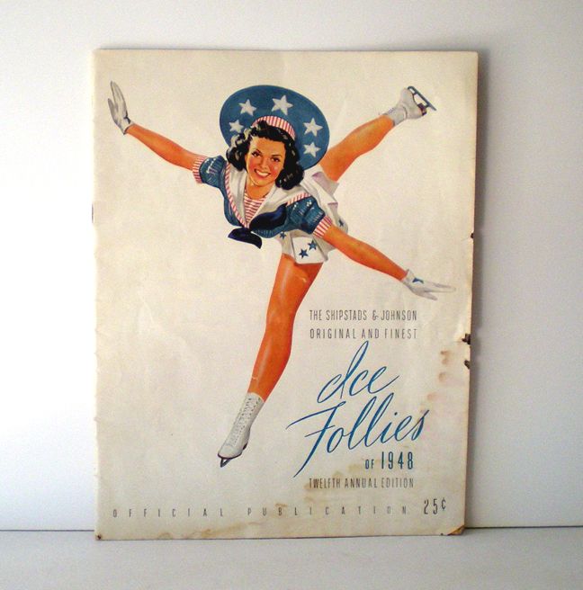(3) 1940s Ice Follies Programs Great Advertising (3) 1940s Ice Follies Programs Great Advertising