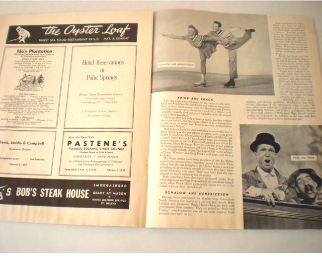 (3) 1940s Ice Follies Programs Great Advertising (3) 1940s Ice Follies Programs Great Advertising