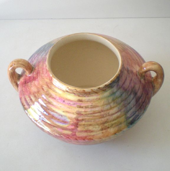 Large 1930s Pottery Vase Signed "J. Fryer Ltd" Tunstall England Large 1930s Pottery Vase Signed "J. Fryer Ltd" Tunstall England