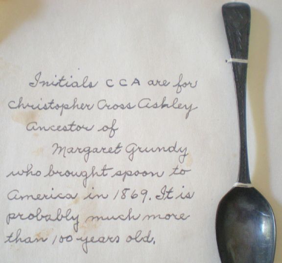 Very Old Spoon With Provenience Very Old Spoon With Provenience