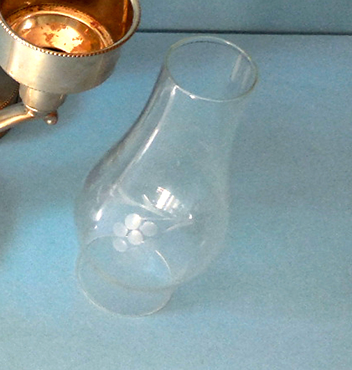 Pair Queens Art Pewter Candle Holders Etched Hurricane from