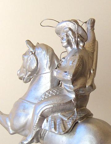 Antique Buffalo Bill Wild West Show Pot Metal Souvenir Antique Buffalo Bill Wild West Show Pot Metal Souvenir