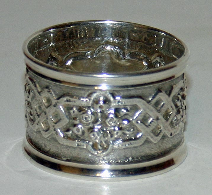 1895 Sterling Repousse Napkin Ring 1895 Sterling Repousse Napkin Ring