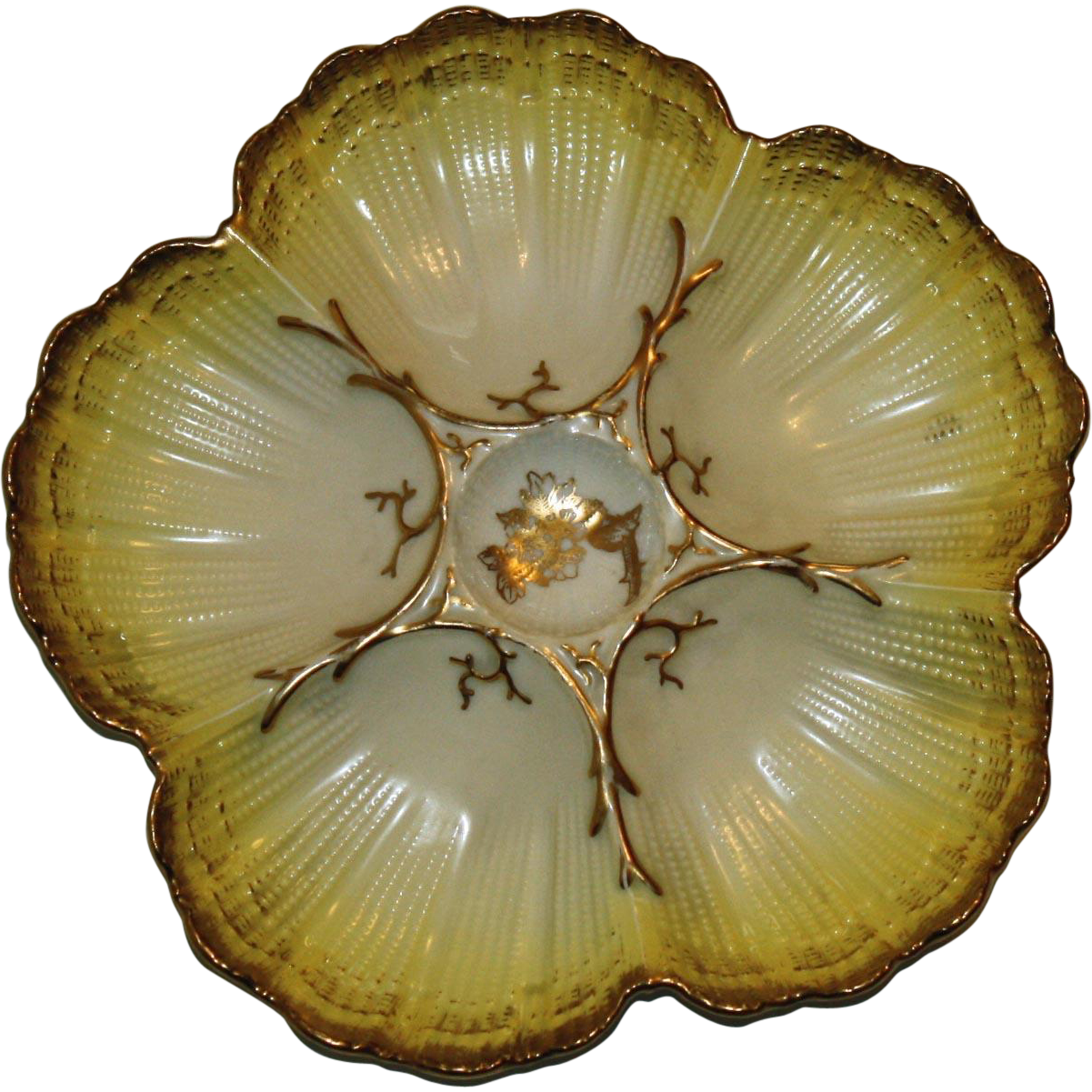 c. 1895 Martial Redon Oyster Plate c. 1895 Martial Redon Oyster Plate