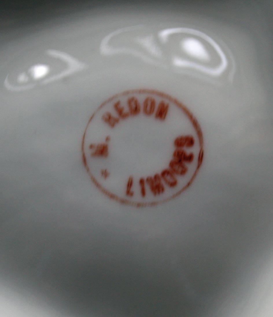 c. 1895 Martial Redon Oyster Plate c. 1895 Martial Redon Oyster Plate