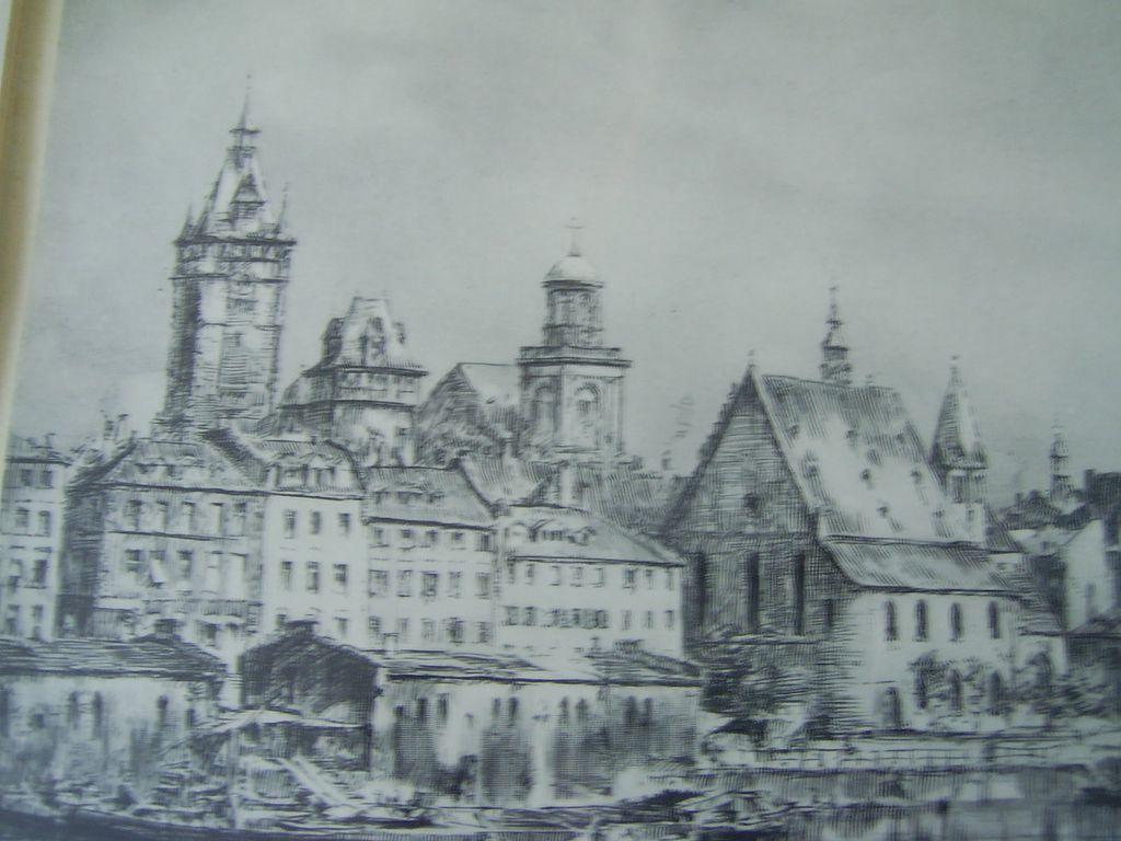 Wolfgang Tritt (1913-1983) Listed Artist Superb Etching Wolfgang Tritt (1913-1983) Listed Artist Superb Etching