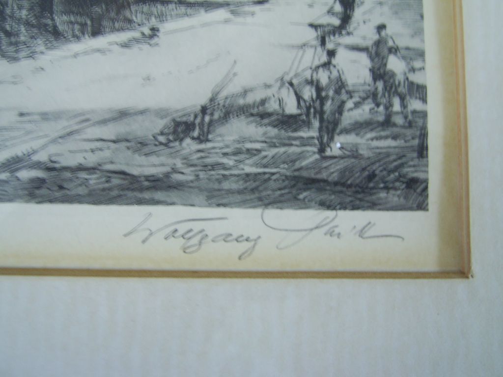 Wolfgang Tritt (1913-1983) Listed Artist Superb Etching Wolfgang Tritt (1913-1983) Listed Artist Superb Etching
