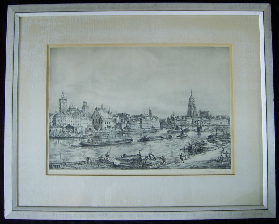Wolfgang Tritt (1913-1983) Listed Artist Superb Etching Wolfgang Tritt (1913-1983) Listed Artist Superb Etching