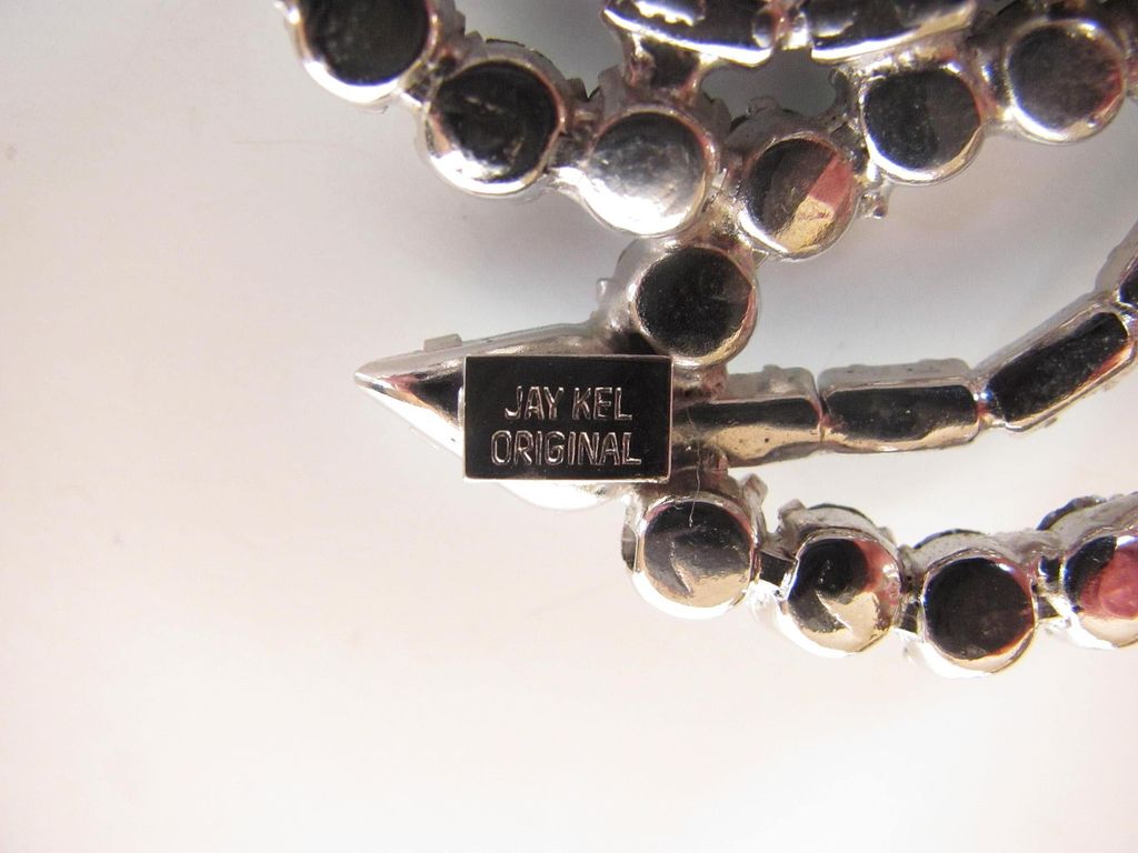 Beautiful Jay Kel Original Demi Parure with Blue AB Rhinestones Beautiful Jay Kel Original Demi Parure with Blue AB Rhinestones