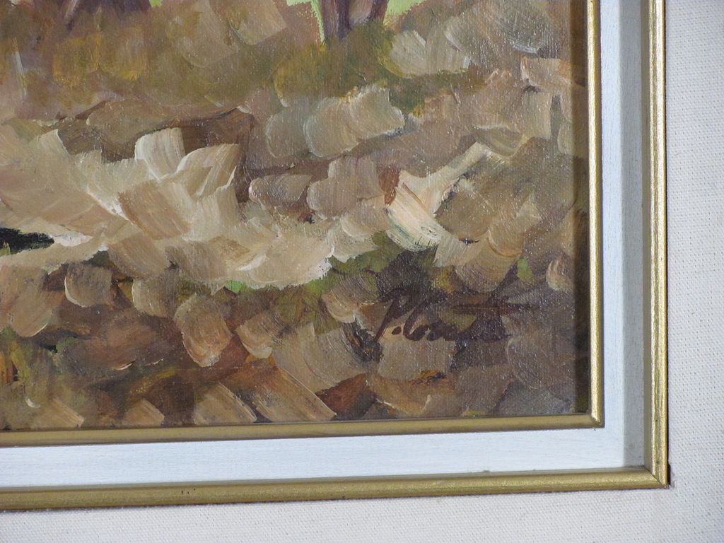 Pierre Cossette Lovely Landscape Oil Painting by Canadian Artist Pierre Cossette Lovely Landscape Oil Painting by Canadian Artist