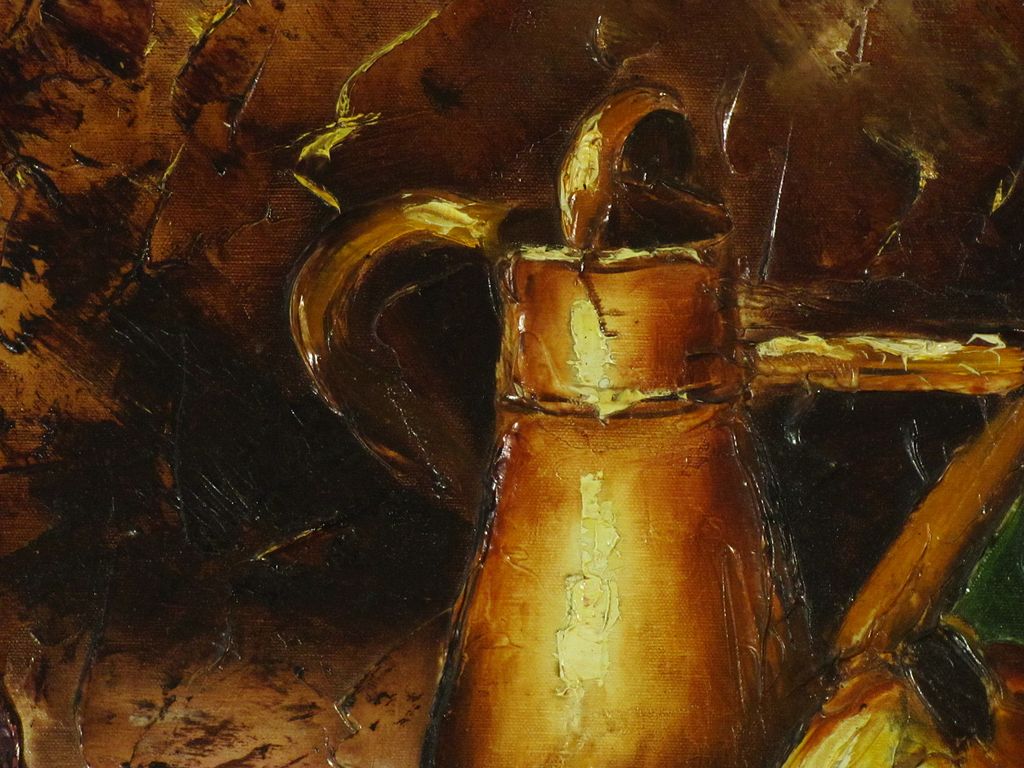 Claude Langevin (1942-) Canadian Artist Still Life Painting Claude Langevin (1942-) Canadian Artist Still Life Painting
