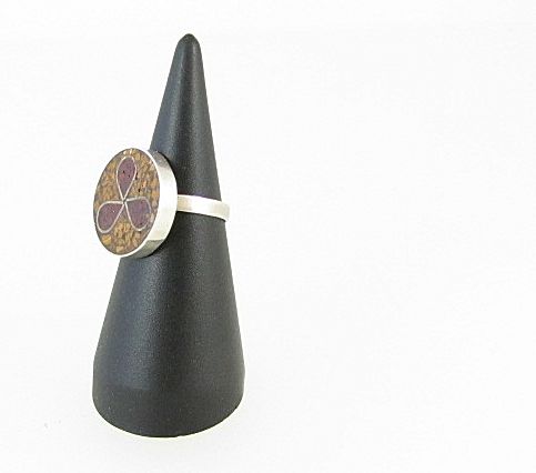 Sterling Silver Taxco Mexico Mosaic Ring Size 6 Sterling Silver Taxco Mexico Mosaic Ring Size 6
