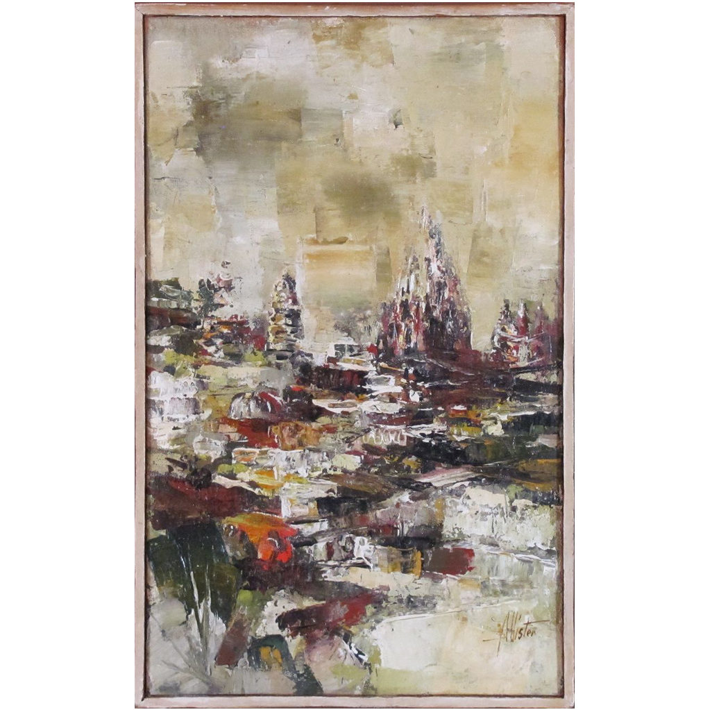 William Allister (1919-2008) Outstanding Painting By Listed Artist William Allister (1919-2008) Outstanding Painting By Listed Artist