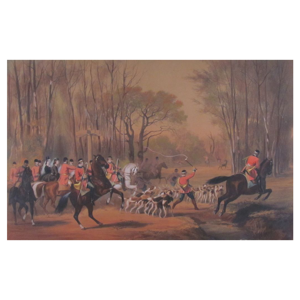 Olivier De Penne (1831-1897) amazing Lithography from his painting Olivier De Penne (1831-1897) amazing Lithography from his painting