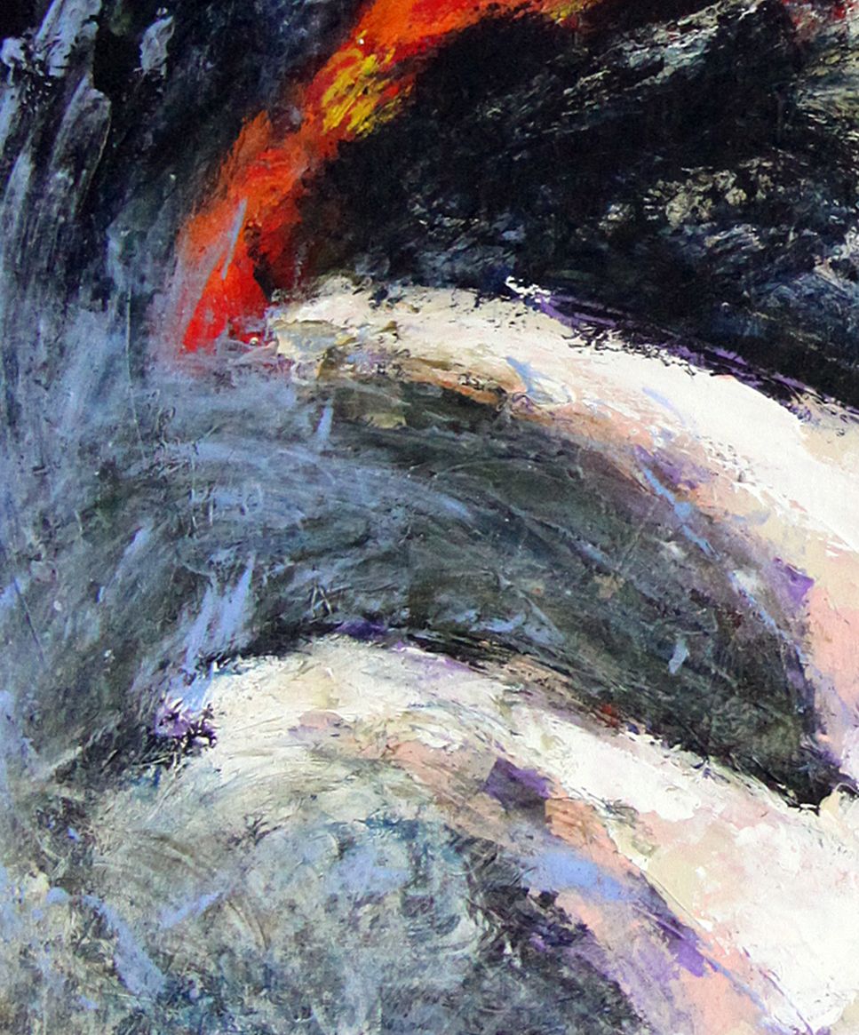 16"x16" Pond KOI Original Acrylic Painting Feng Shui Julia Trops 16"x16" Pond KOI Original Acrylic Painting Feng Shui Julia Trops