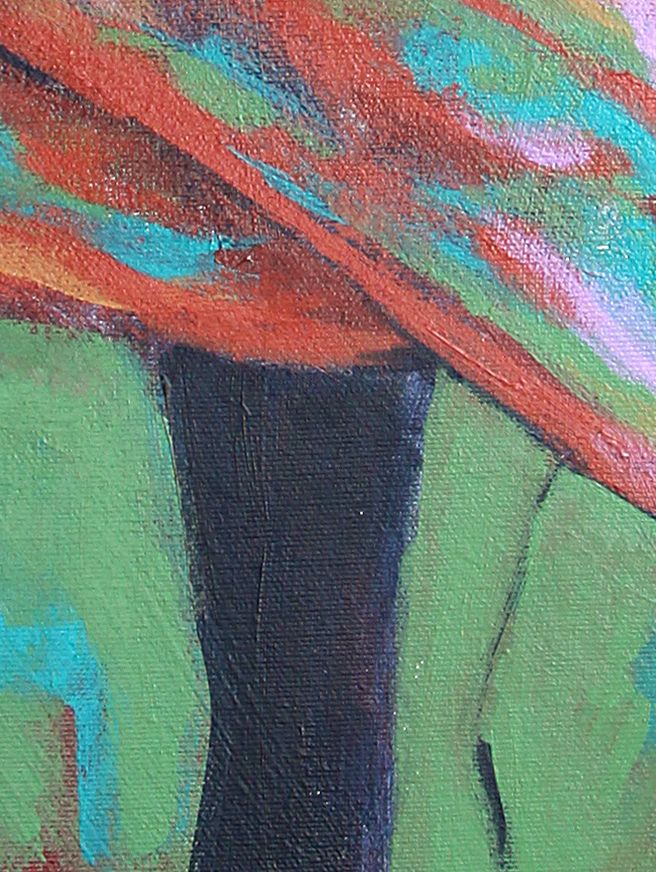 Female Nude Acrylic Painting 16"x20" Earthy Expression Female Nude Acrylic Painting 16"x20" Earthy Expression