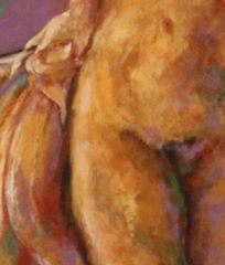 Veil Scarf Female Nude Dancer Acrylic Painting Huge 48" x 48" Julia Trops Veil Scarf Female Nude Dancer Acrylic Painting Huge 48" x 48" Julia Trops