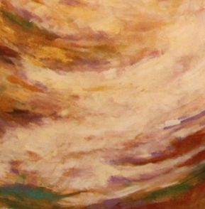 Veil Scarf Female Nude Dancer Acrylic Painting Huge 48" x 48" Julia Trops Veil Scarf Female Nude Dancer Acrylic Painting Huge 48" x 48" Julia Trops