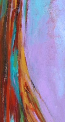 Female Dancer Lavender Acrylic Painting Earthy Expressionist Trops Female Dancer Lavender Acrylic Painting Earthy Expressionist Trops