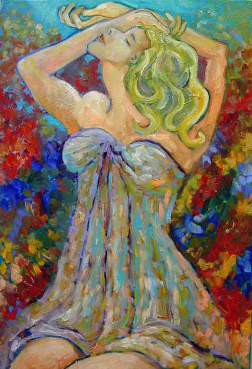 Female Daughter Atlas Hercules Oil Painting Expressionist Abstract Julia Trops Female Daughter Atlas Hercules Oil Painting Expressionist Abstract Julia Trops