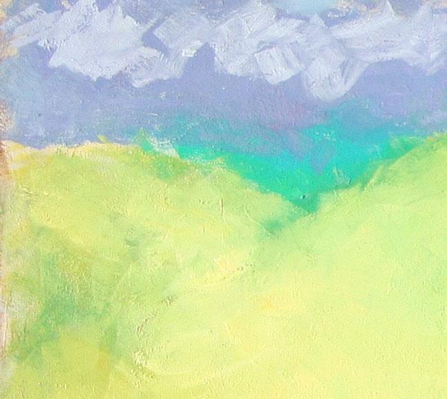 Abstract Art Landscape Mountain Tree Pond Lake Fantasy Dream Huge 4`x6` Canadian Artist Julia Trops Abstract Art Landscape Mountain Tree Pond Lake Fantasy Dream Huge 4`x6` Canadian Artist Julia Trops