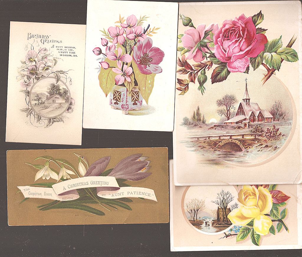 Assorted Victorian Style Cards * 25 + Assorted Victorian Style Cards * 25 +