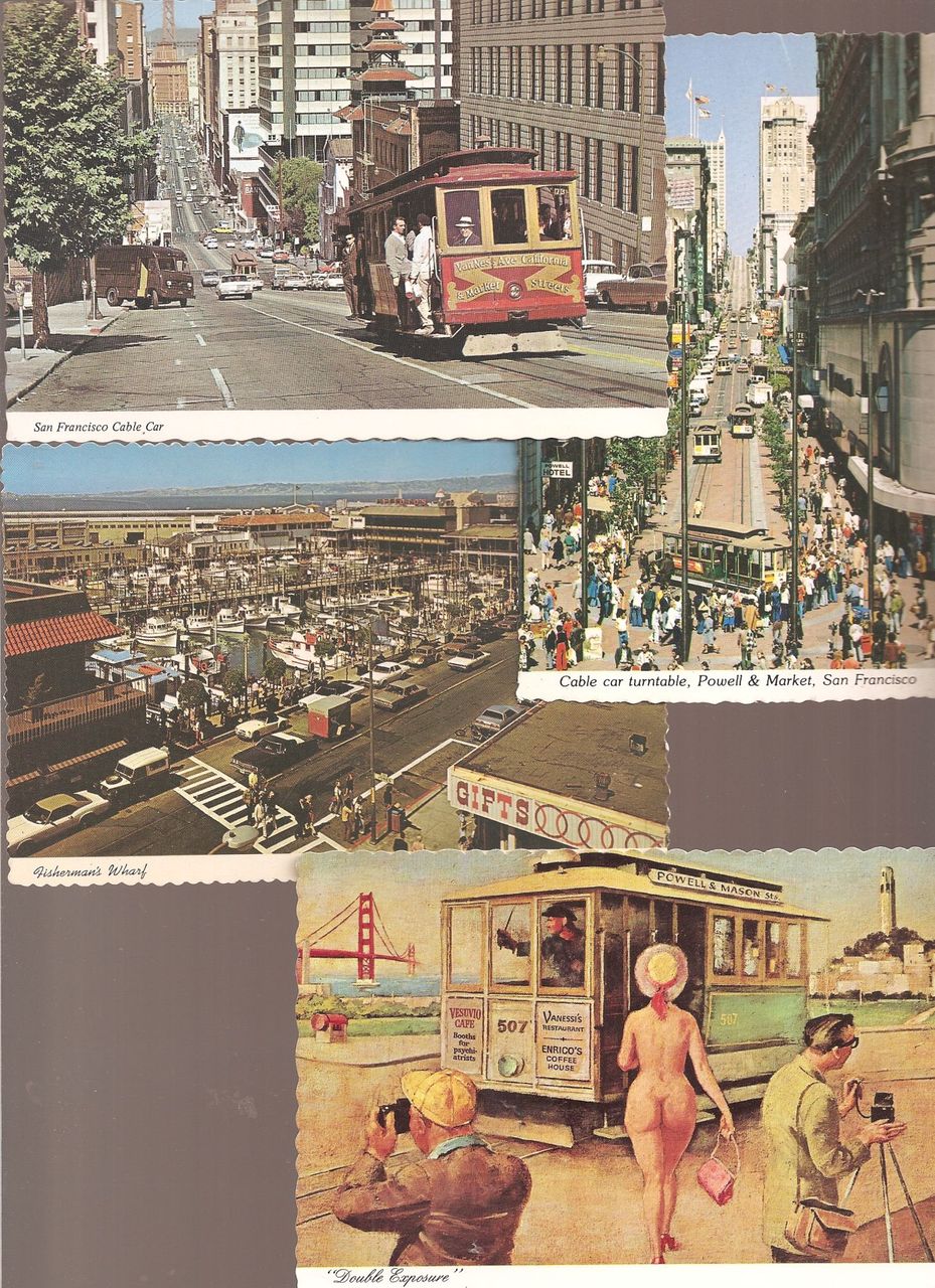 San Francisco Color Postcards * 4 San Francisco Color Postcards * 4