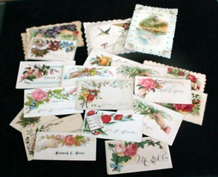 Victorian Calling Cards Victorian Calling Cards