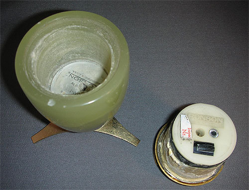 Green Stone Ronson "Varaflame Valiant" lighter Green Stone Ronson "Varaflame Valiant" lighter