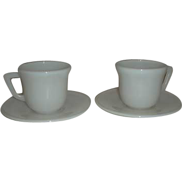 Hazel Atlas Demitasse Child cup & saucer Hazel Atlas Demitasse Child cup & saucer
