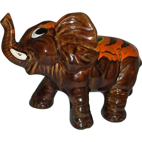 Brown orange splash elephant Brown orange splash elephant