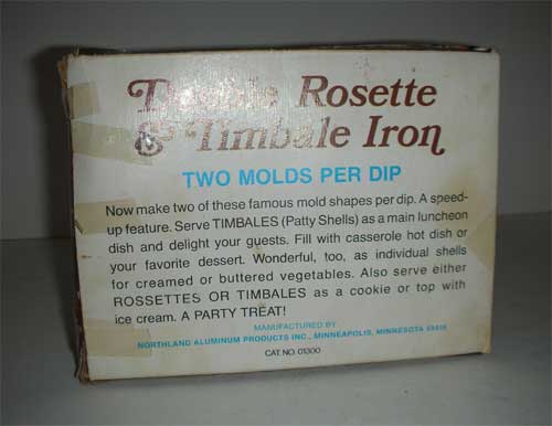 Nordic Ware Double Rosette & Timbale Iron Nordic Ware Double Rosette & Timbale Iron