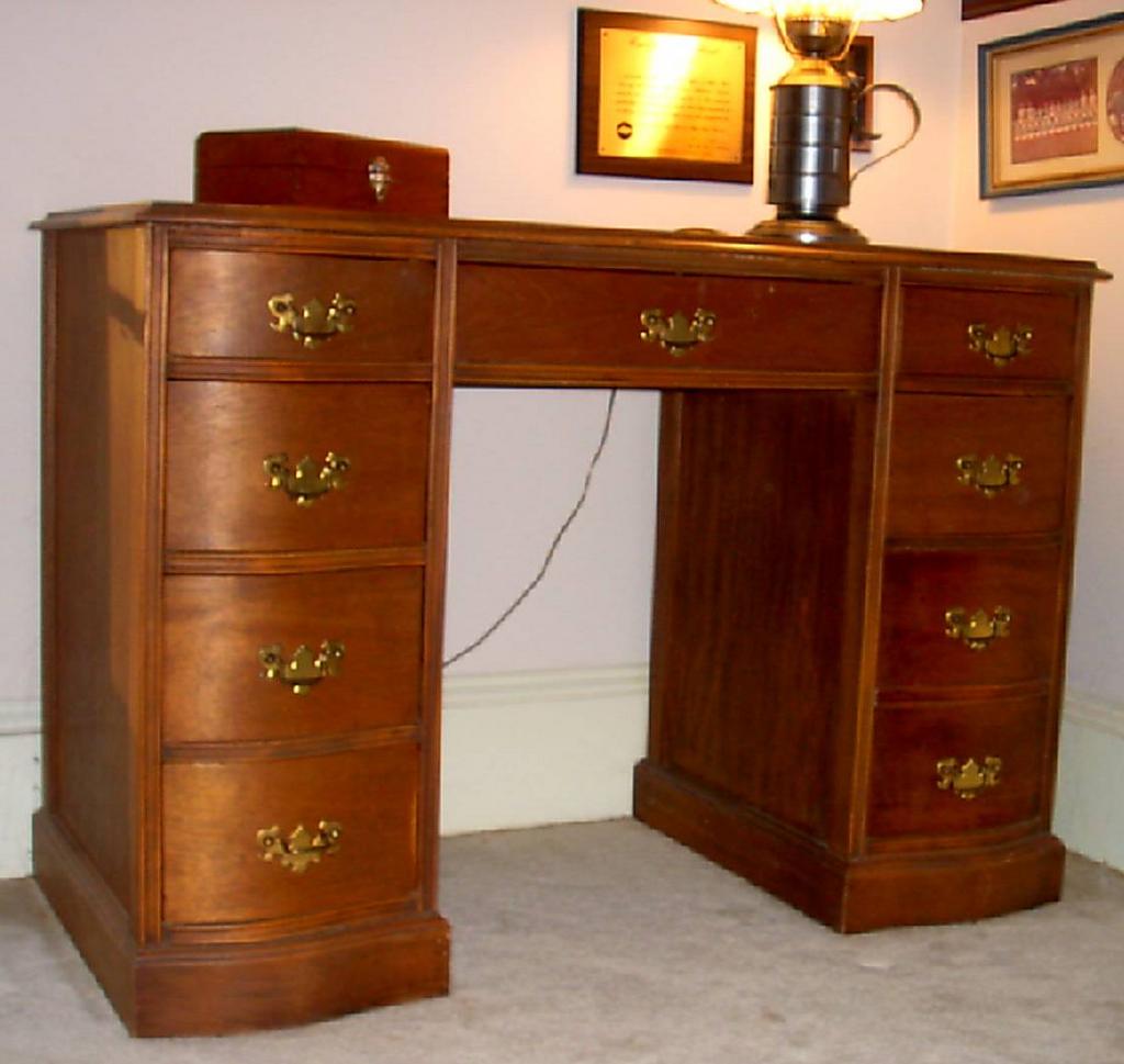 Desk Double Pedestal in Cherry Desk Double Pedestal in Cherry